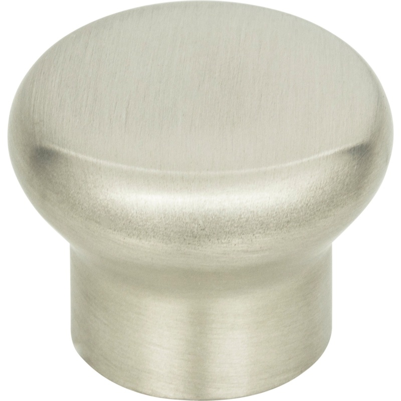 Atlas Homewares Round Knob 1 1/4 Inch Stainless Steel