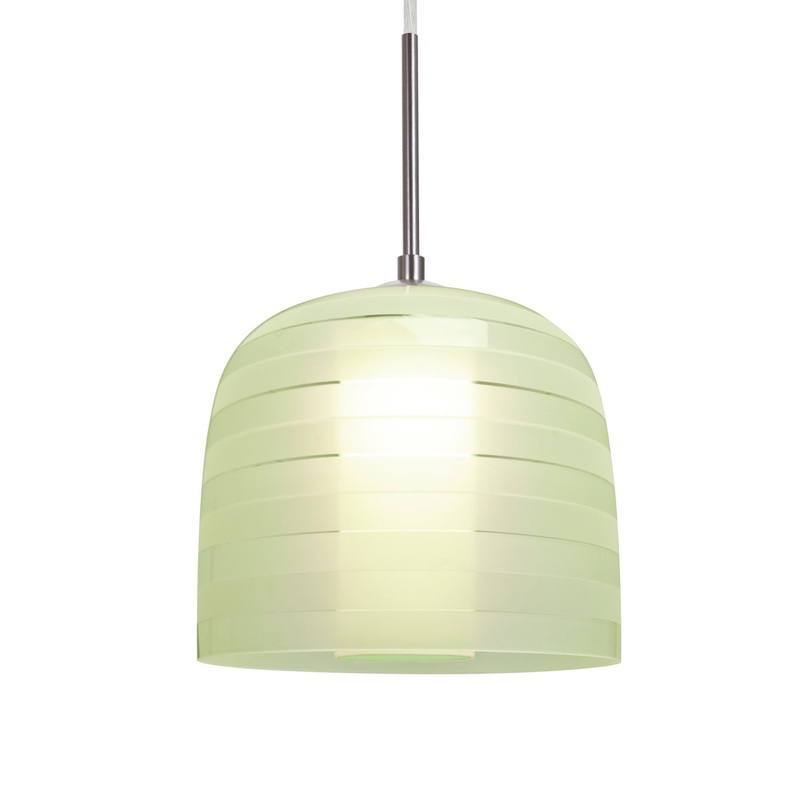 Besa 1JC-MITZI7CR-SN Mitzi 7 One Light Pendant Satin Nickel