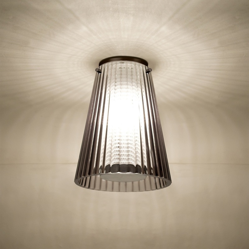 Besa DIONSMC-BR Besa Dion Ceiling One Light Ceiling Mount Bronze