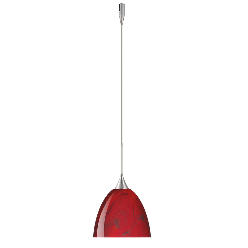 Besa RXP-7570MA-SN Sasha One Light Pendant Satin Nickel (Discontinued)