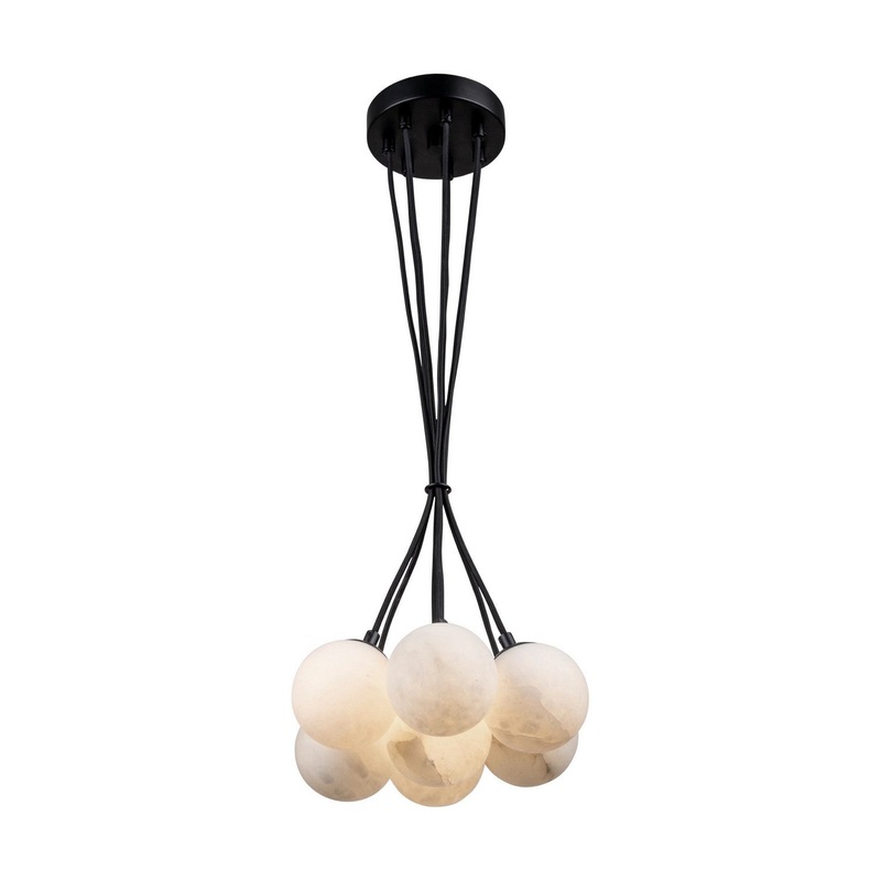 Camila Multi Light Pendant – Black / 7-Light