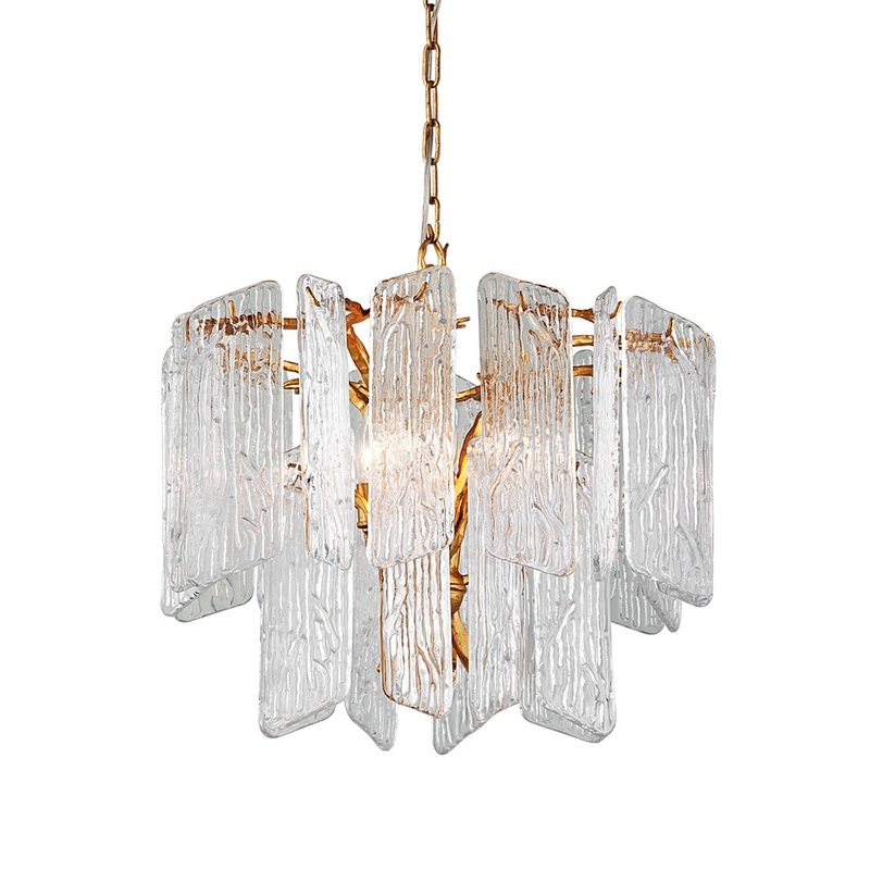 Corbett Lighting 244-44 Piemonte Four Light Chandelier Royal Gold (Discontinued)