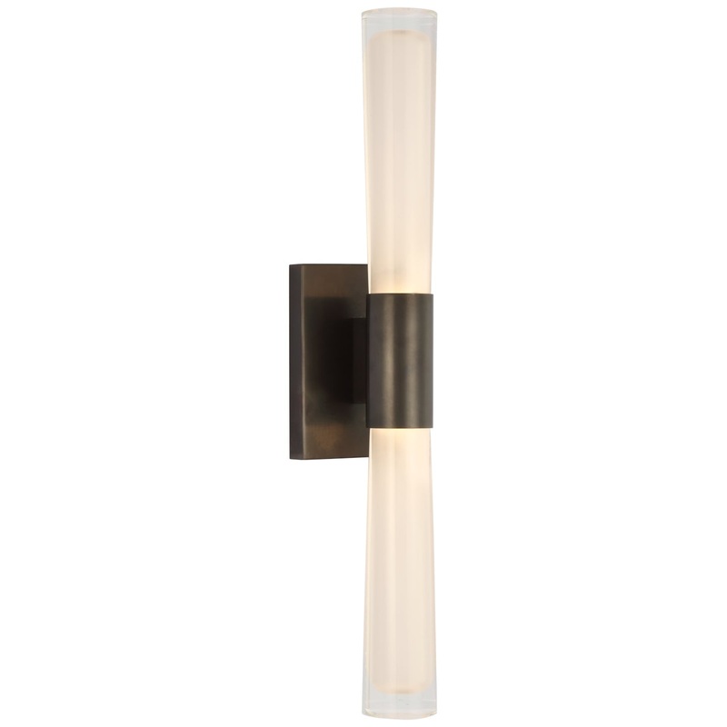 LED Wall Sconce from the Brenta Collection in Bronze Finish by Visual Comfort Signature