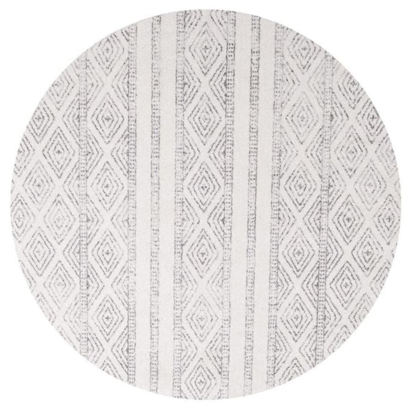 Oasis 450 Grey Round by Rug Culture-150X150CM – ROUND