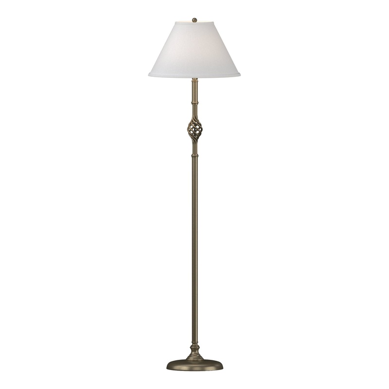 Twist Basket Floor Lamp Soft Gold