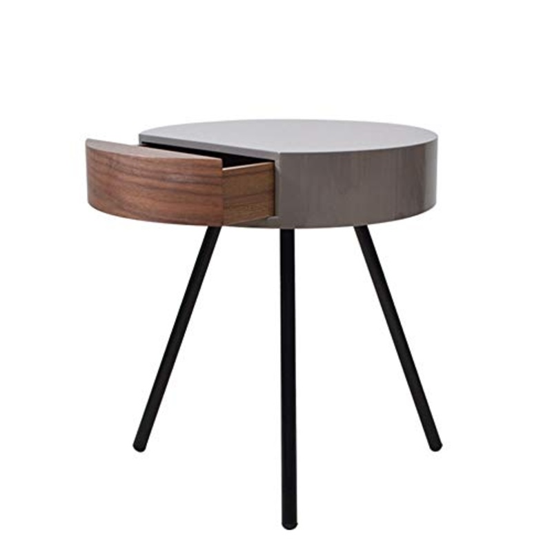 WALNUTA Nordic Modern Side Table Soggiorno Divano Angolo Tavolino Rotondo Comodino Scrivania Creativo Soggiorno Vassoio Tavolo Mobili