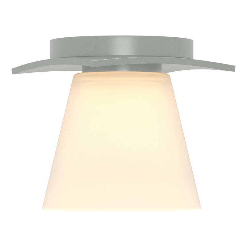 Wren Flush Mount Vintage Platinum Opal Glass (GG)
