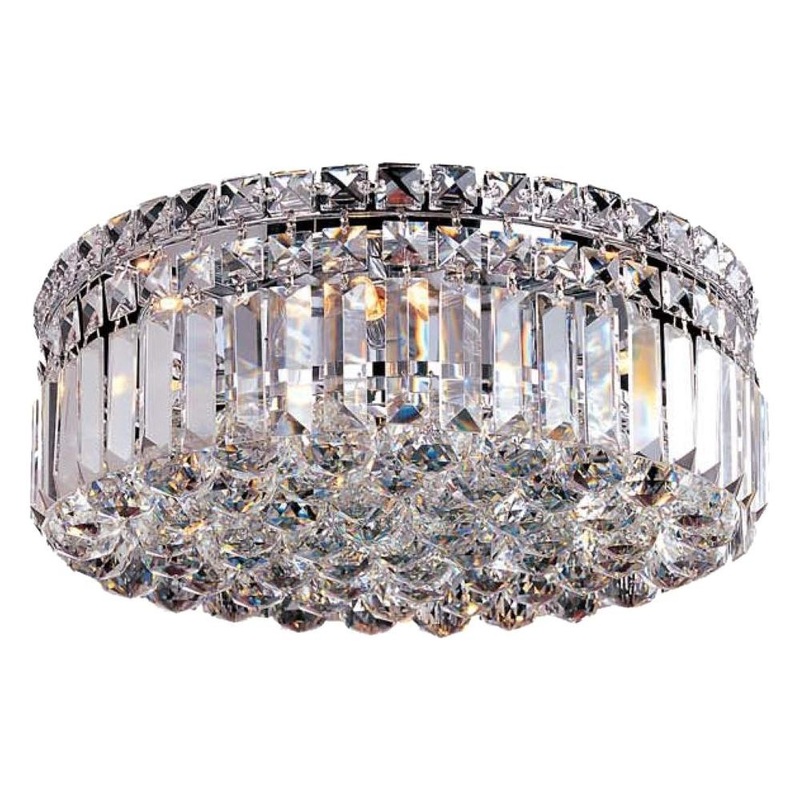 Avant-Garde 5-Light Flush Mount Chrome