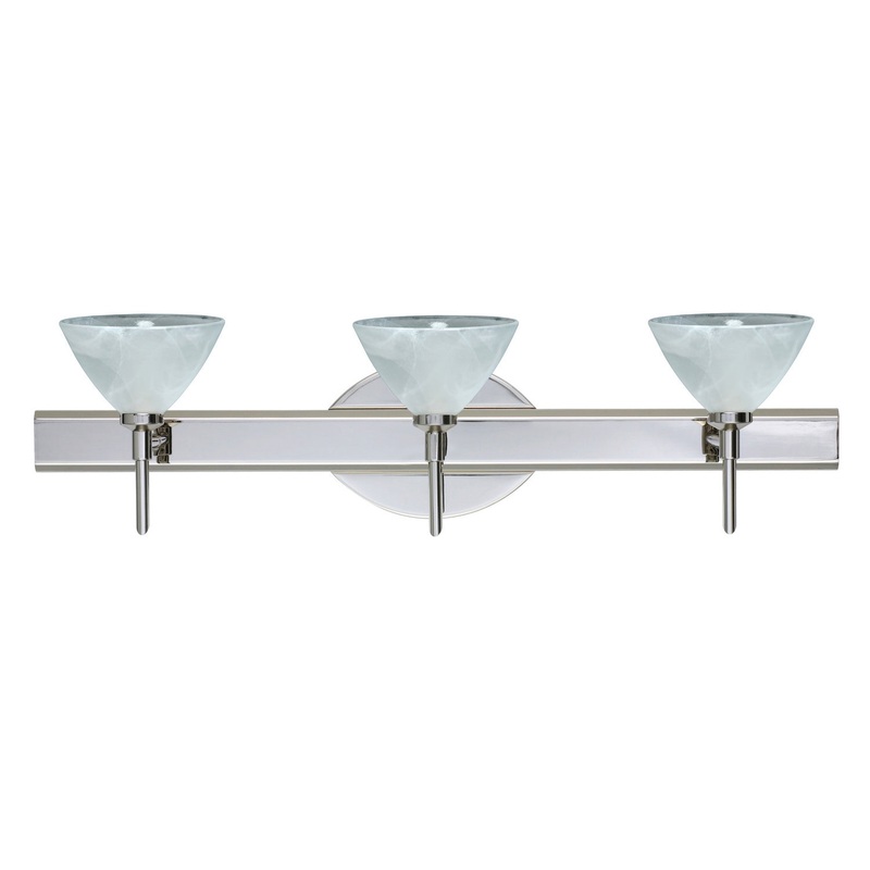 Besa 3SW-174352-CR Domi Three Light Wall Sconce Chrome (Discontinued)