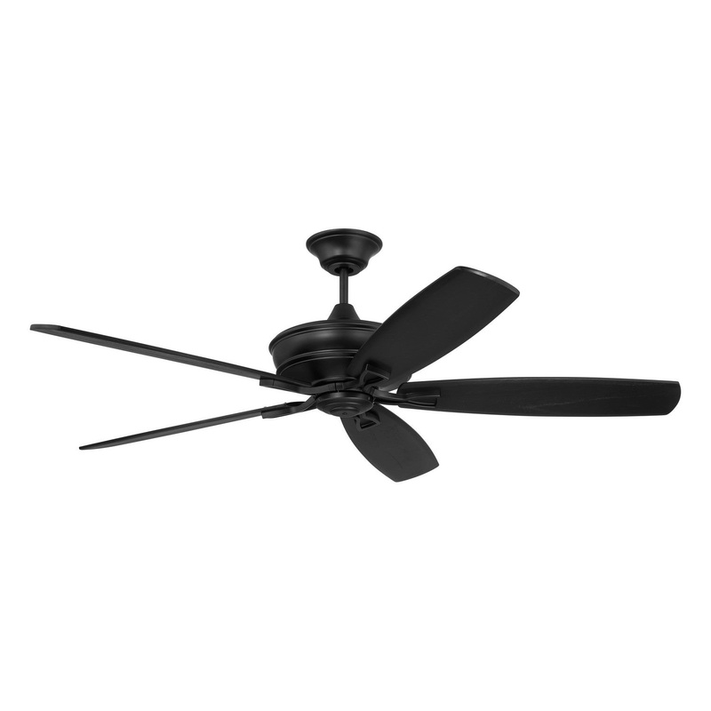 Craftmade SNT60FB5 Santori 60 Indoor/Outdoor 60″Ceiling Fan Flat Black