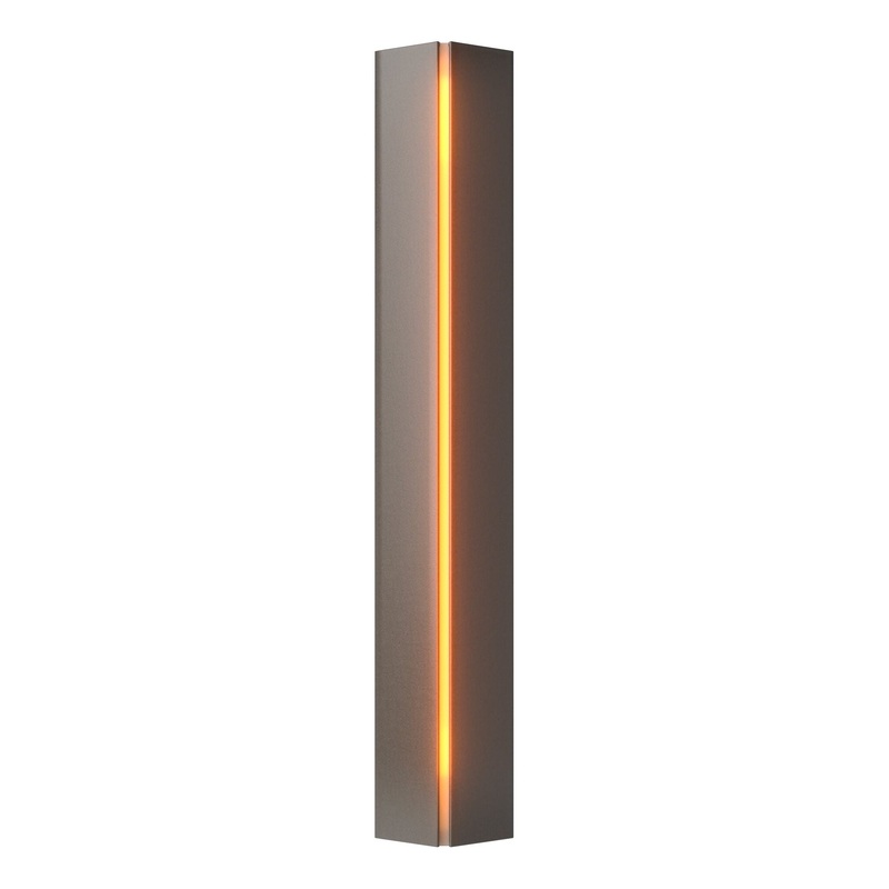 Gallery Small Sconce Dark Smoke Amber Glass (FF)