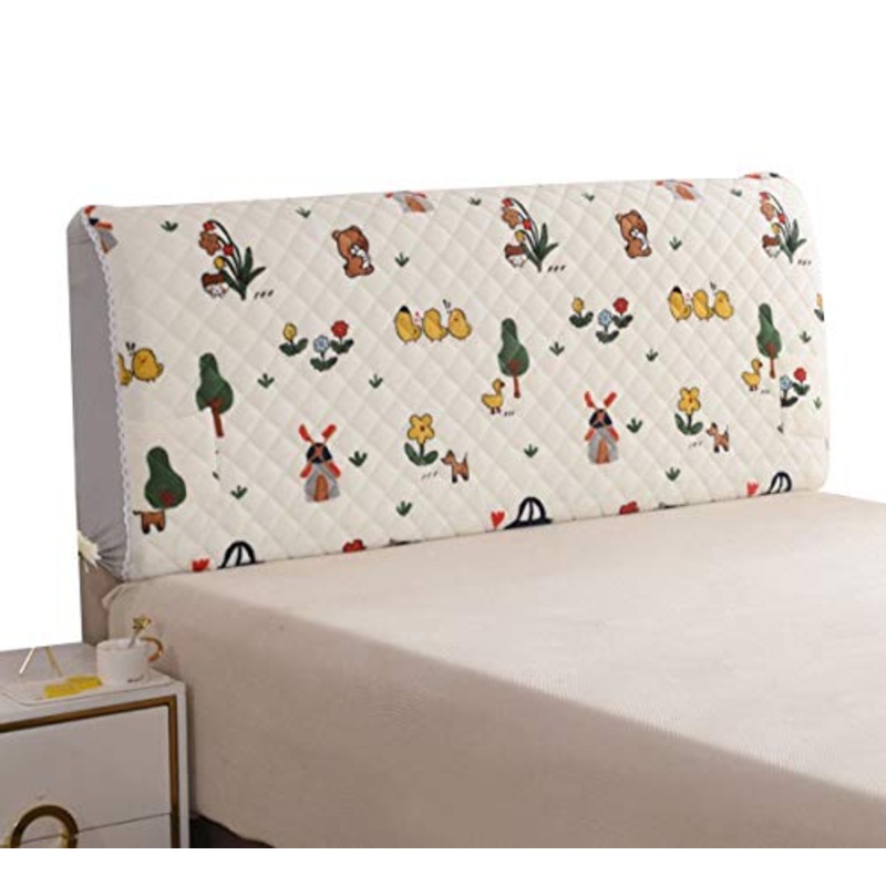 HDGZ Fodera Elastica Protezione Copertura per Testiera per Letto Copri Testata Letto Elastico all-Inclusive Coperchio Europeo Soft Cover Lavabile Testata Letto (Color : K, Size : 160 * 60cm)