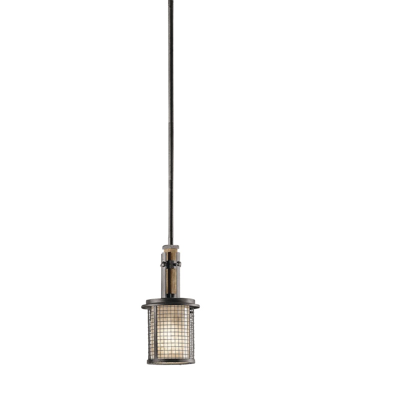 Kichler 43584AVI One Light Mini Pendant, Anvil Iron