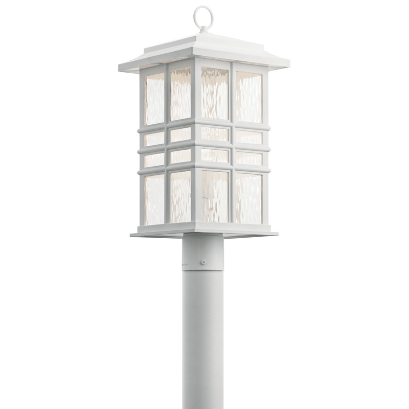 Kichler 49832WH One Light Outdoor Post Mount, White