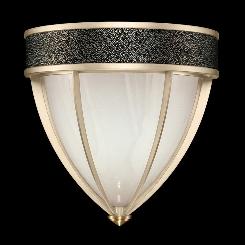 Mirage 12.25″H Sconce Champagne/Brass/Black Knight