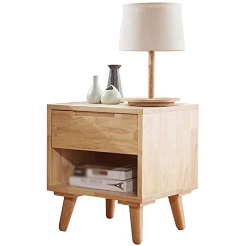 NL Comodini Camera da Letto Sedie Tavolo Laterale Vintage Night Stand con stoccaggio Scaffale Angoli Coposcale Accanto all’armadio per Soggiorno Camera da Letto Ufficio Uso