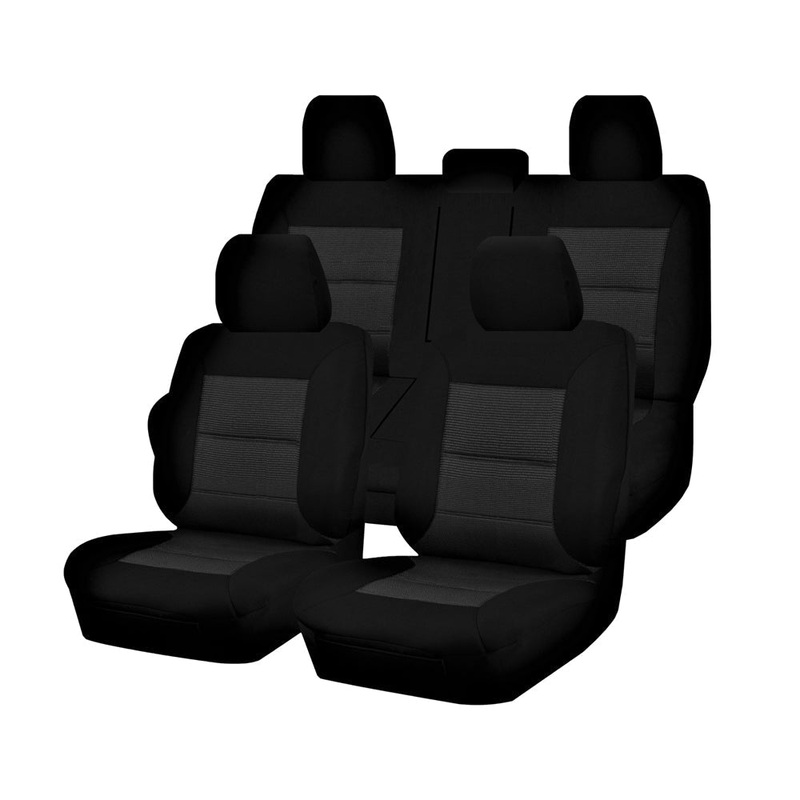 Premium Jacquard Seat Covers – For Toyota Tacoma Dual Cab  (2015-2022)