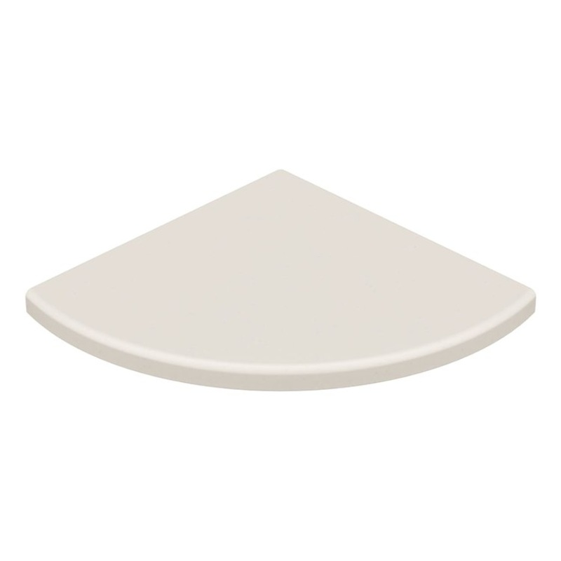 Shower Basket Aerie ES-8 Corner Shelf Bisque 8.5 x 8 Inch SMC Wall Mount