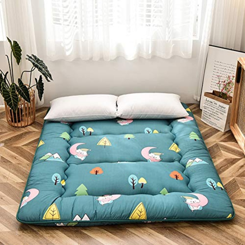 Z&HA Giapponese Piano Materasso futon, Tatami Tappetino Portatile materassino da Campeggio Bambini Sleeping Pad Pieghevole Roll Up Piano Lounger Divano Letto,d,180 * 200cm