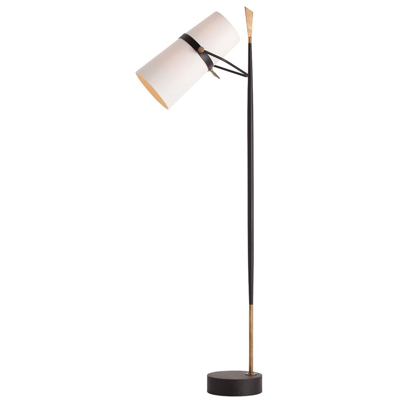 Arteriors 79680 Yasmin Two Light Floor Lamp Antique Black