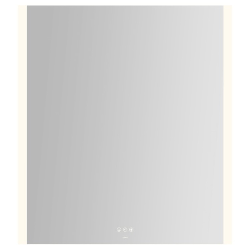 Bathroom Mirror Instinct with Vertical Edge Lighting Rectangular 36 x 40 Inch Wall Mount