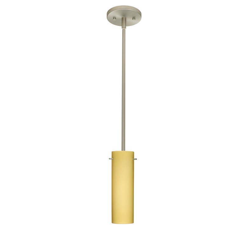 Besa 1TT-4930VM-MED-SN Copa One Light Pendant Satin Nickel (Discontinued)