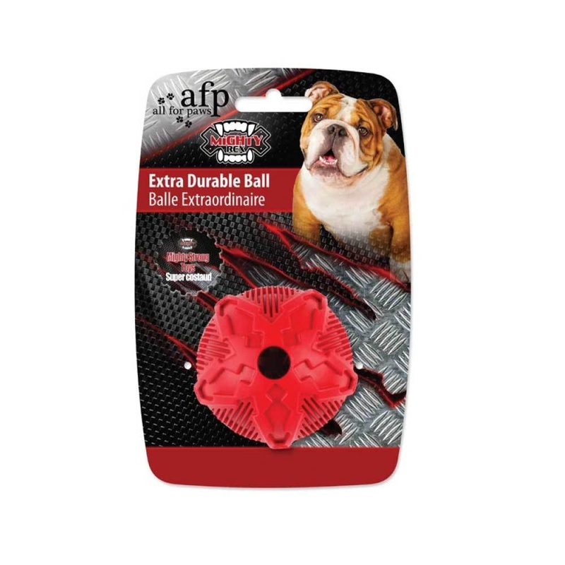 Dog Rubber Ball Extra Durable + Treat Hole – For Aggressive Chewer Fetch + Chase