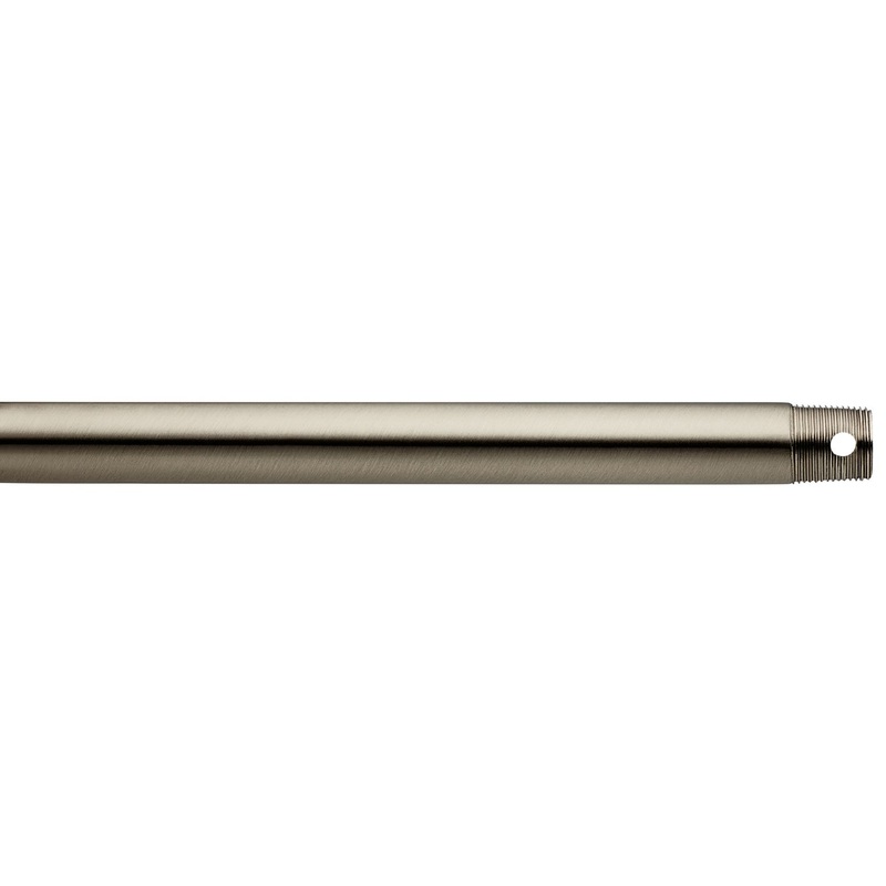 Kichler 360002BSS Fan Down Rod, Brushed Stainless Steel