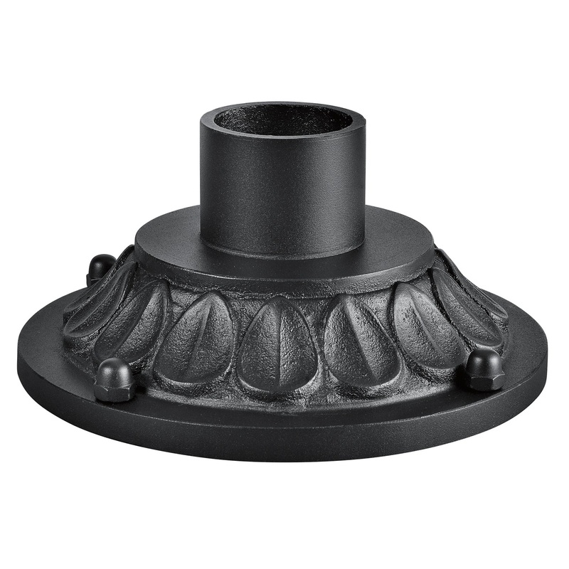 Kichler 9540BKT Pier Mount 3 inch, Textured Black