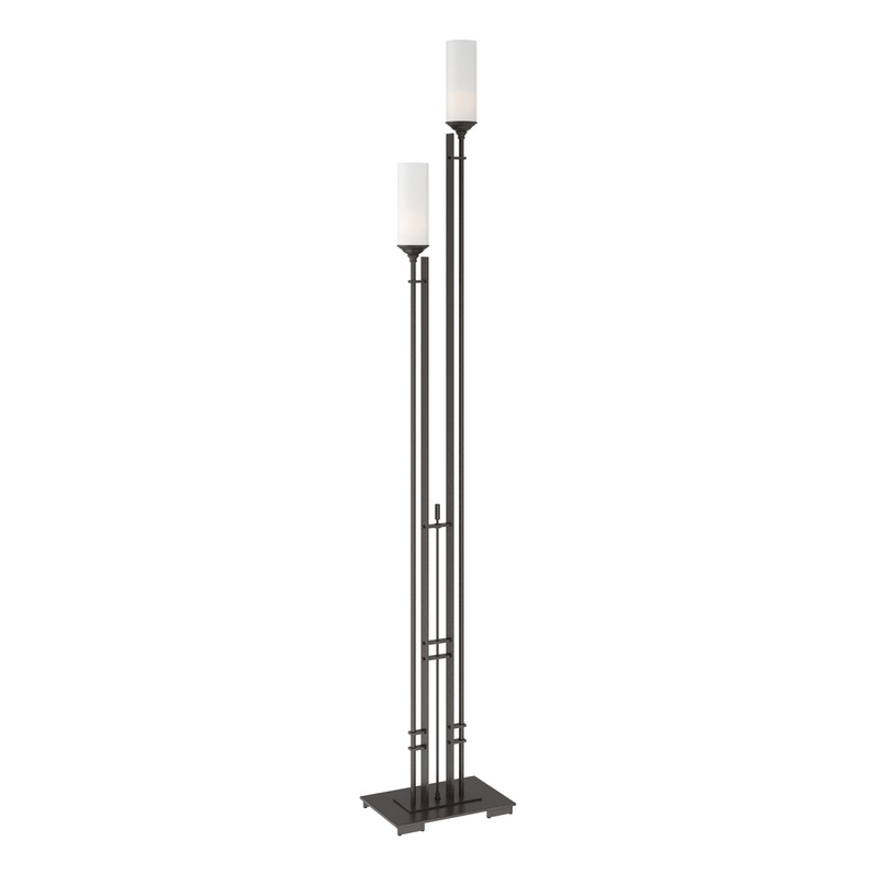 Metra Twin Tall Floor Lamp Oil Rubbed Bronze