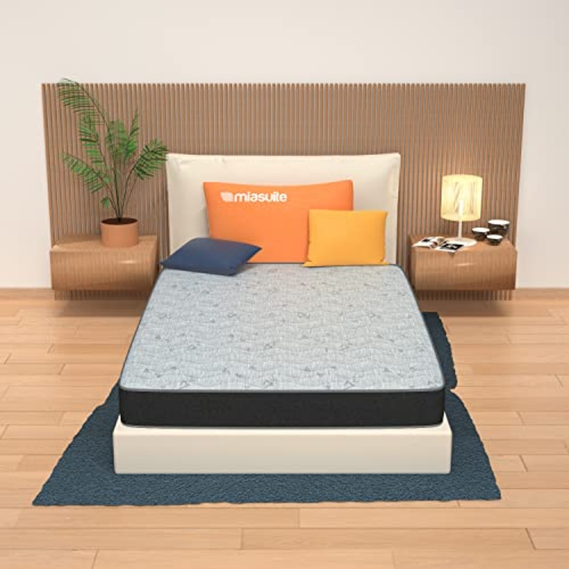 miasuite i sogni italiani Materasso alla Francese Matrimoniale 140×200 Alto 13 cm in waterfoam Pieghevole e Ortopedico Summit