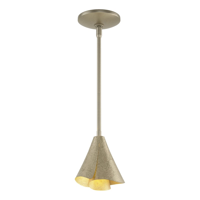 Mobius Steel Shade Mini Pendant Soft Gold