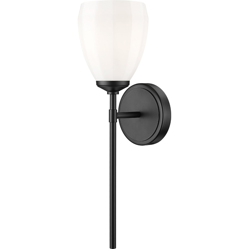 Oren 1-Light Wall Sconce Matte Black