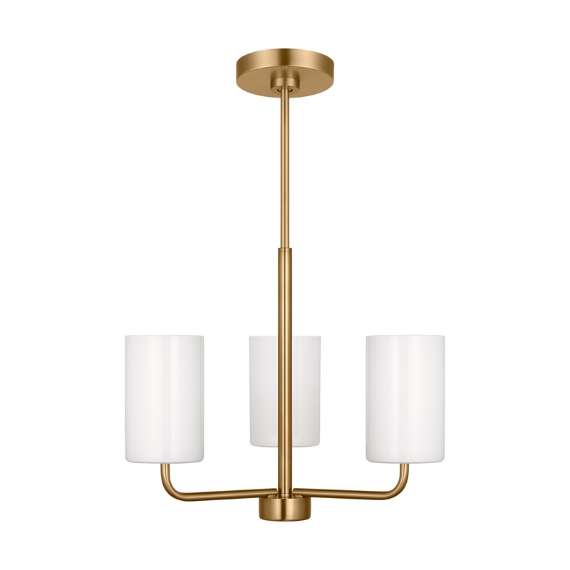 Rhett Small Chandelier Satin Bronze None
