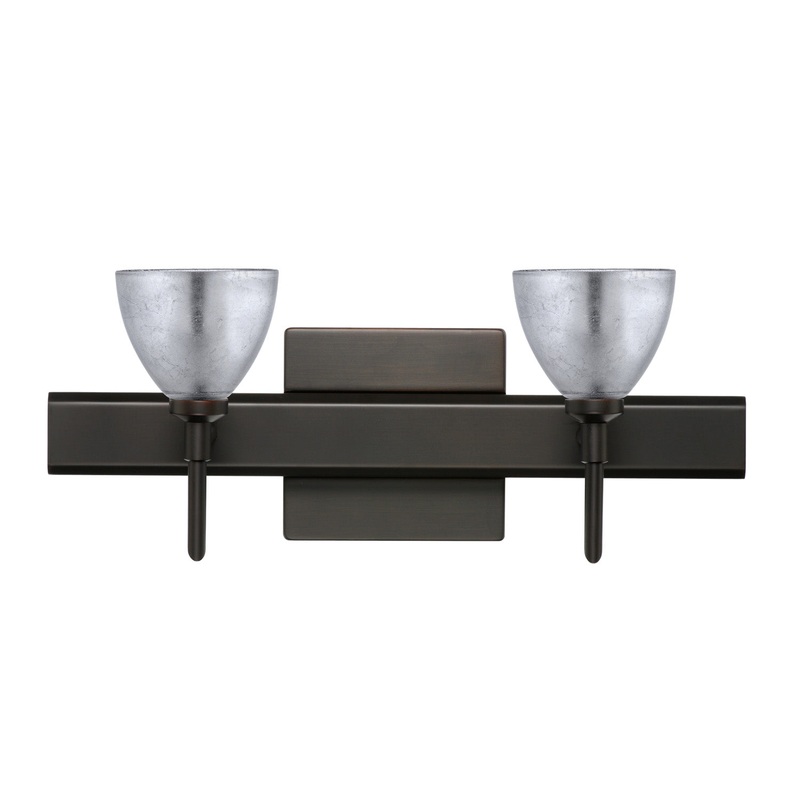 Two Light Wall Sconce from the Divi Collection in Bronze Finish by Besa