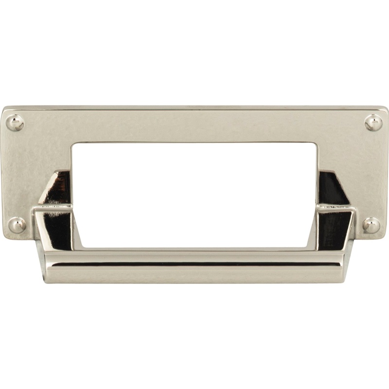 Atlas Homewares Bradbury Cup Pull 3 Inch (c-c) Polished Nickel