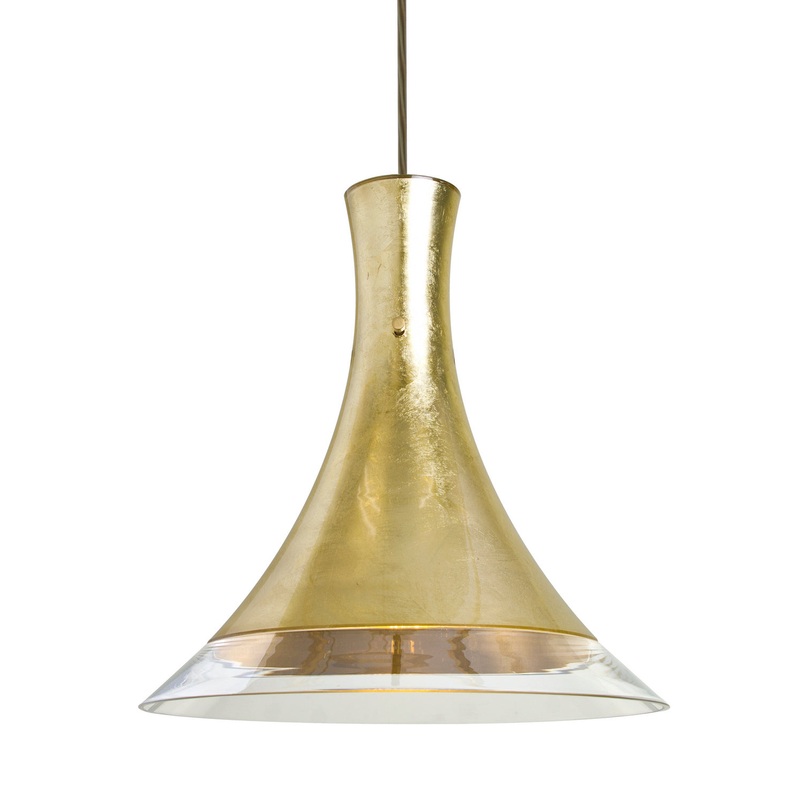 Besa 1JT-RIOGF-BR Rio One Light Pendant Bronze