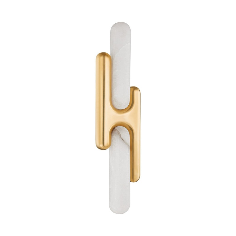 Corbett Lighting 376-02-VB Rosalba LED Wall Sconce Vintage Brass