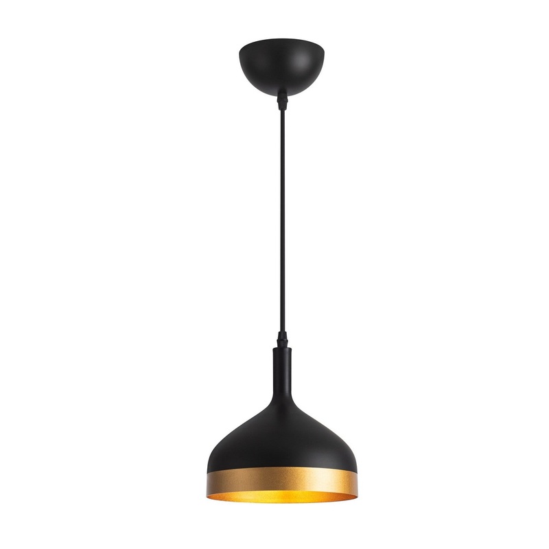 Dash Pendant – Black & Gold / 8.00