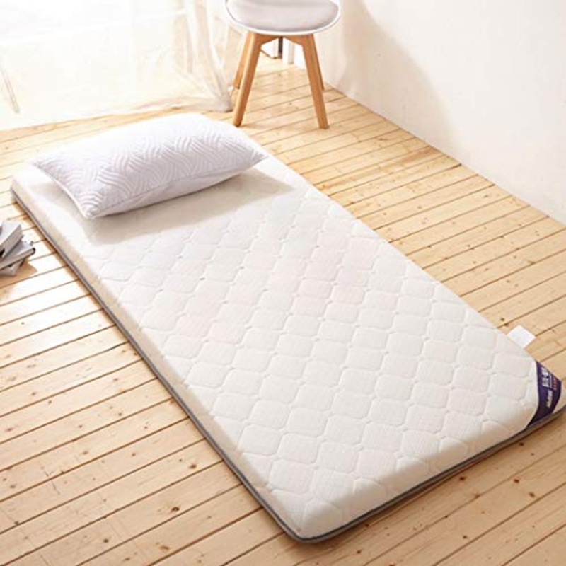 GLzcyoo Addensare Materasso Dormire Pad, Pelle-Amichevole Tatami stuoia del Pavimento del Materasso Protezione del Rilievo Pieghevole coprimaterasso Futon a Due piazze (Colore : A, Size : 1 * 1.9m)