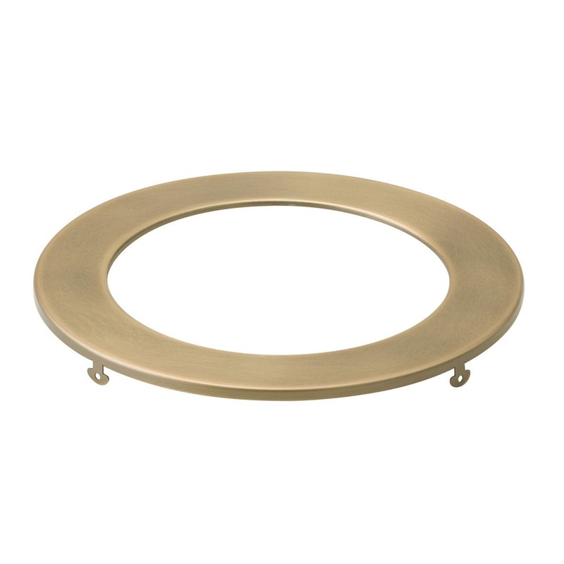 Kichler DLTSL06RNBR Slim Downlight Trim, Natural Brass