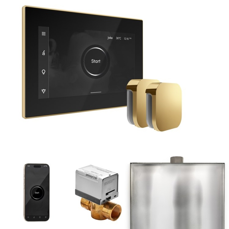 Steam Kit xButler Max Black/Polished Brass Control Package for MS4/MS5/MX6