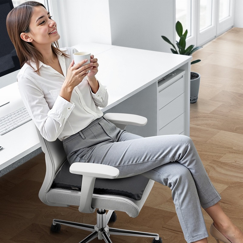 VEVOR SeatCushion Cooling Gel Seat Chair Cushion for Hips Back Pressure Relief