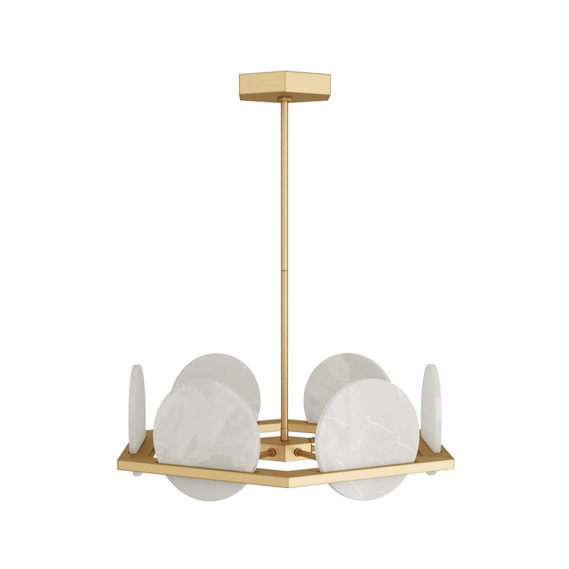 Arteriors DMC07 Savion LED Chandelier White