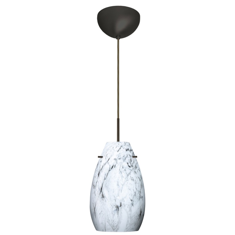 Besa 1JC-4126MG-BR Pera One Light Pendant Bronze