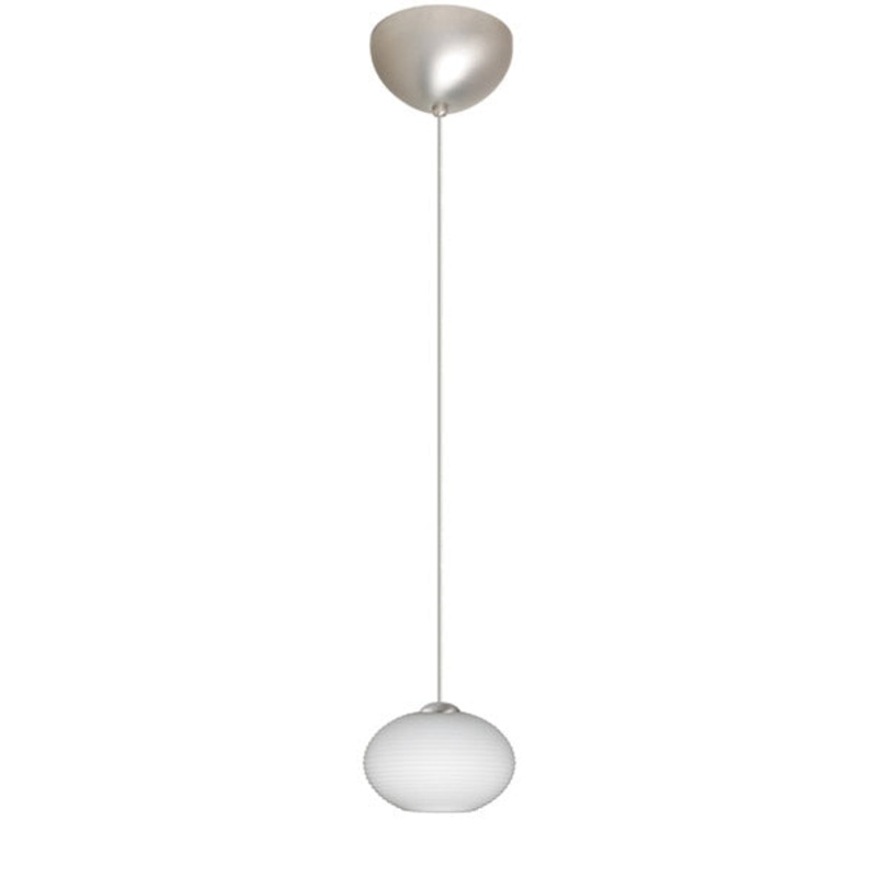 Besa 1XC-561207-SN Lasso One Light Pendant Satin Nickel
