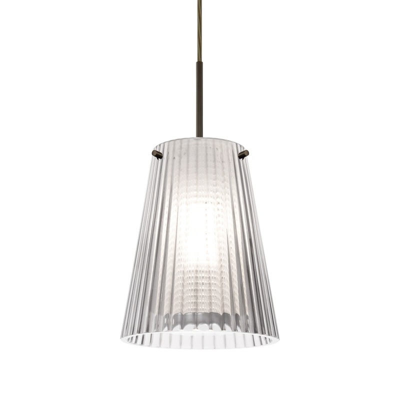 Besa J-DIONCL-BR Besa Dion Pendant One Light Pendant Bronze