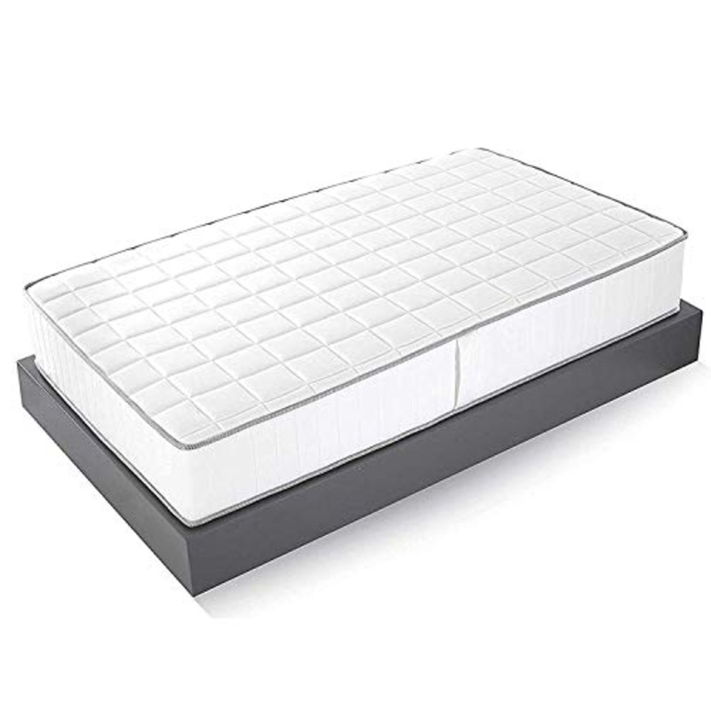 Farmarelax Materasso Piazza e Mezza, Anatomico, Ortopedico, Imbottitura Memory, Traspirante, Ipoallergenico, 120×190 cm, Altezza 19cm Reali, Spedito Sottovuoto Arrotoloato, 100% Made in Italy, Ergo Memory