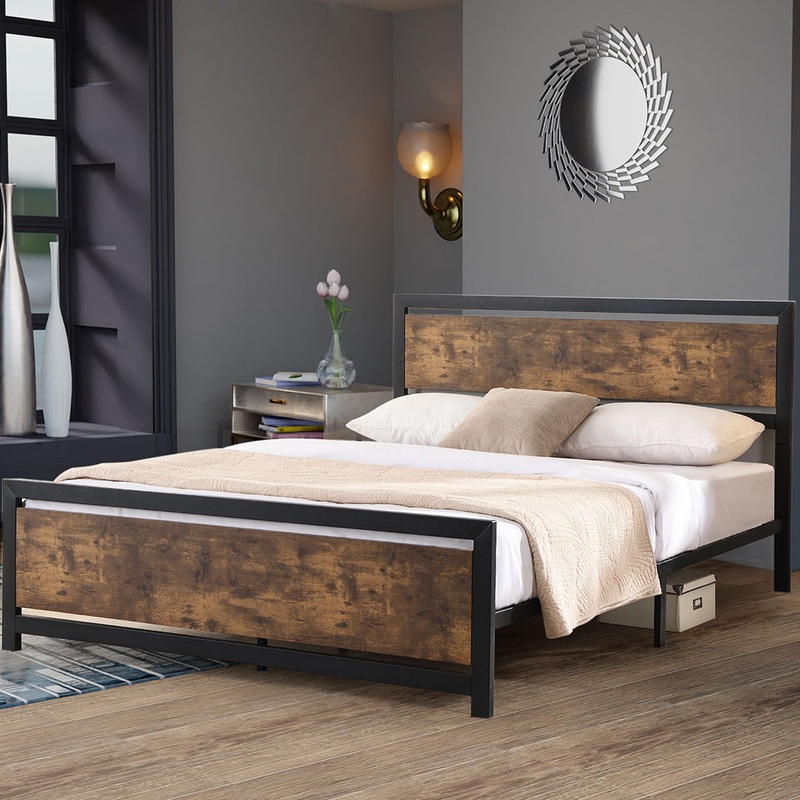 Levede Metal Bed Frame Mattress Base Queen