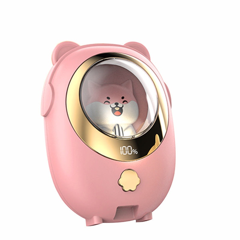 Pink Cute Pet Rechargeable Hand Warmer – Portable USB Electric Pocket Heater